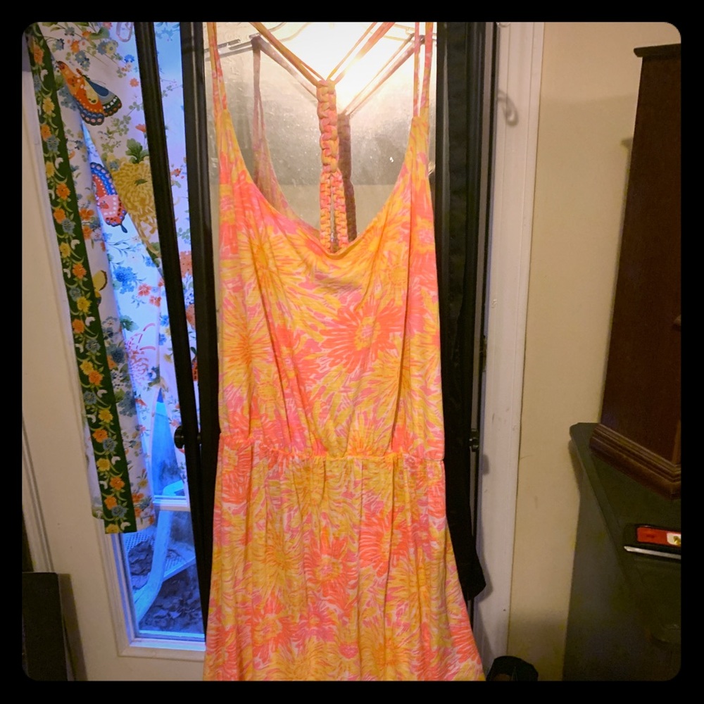 VGUC XL Lilly Pulitzer Lockwood Dress Sunkissed